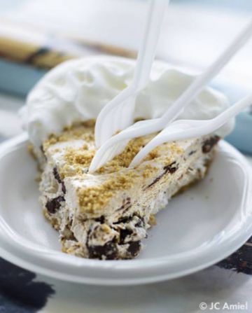 Cheesecake beurre de cacahuète et chocolat