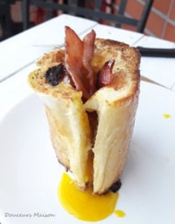 Oeufs–Bacon en baguette