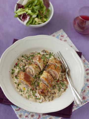 Escalopes de veau à la crème / involtini (Italie)