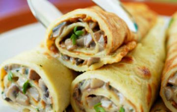 Galette aux champignons
