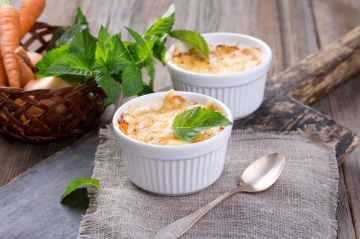 Mini gratins de salsifis à la béchamel