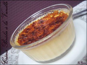 Crème brûlée à la vanille