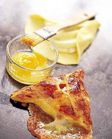 Feuilleté au camembert et aux pommes