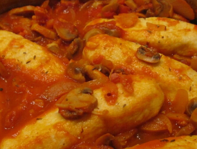 Quenelles à la tomate et aux champignons* (cookeo)
