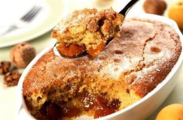 Gâteau de semoule aux abricots