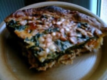 Quiche saumon-épinards