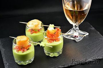 Velouté de Petits Pois et St-Jacques