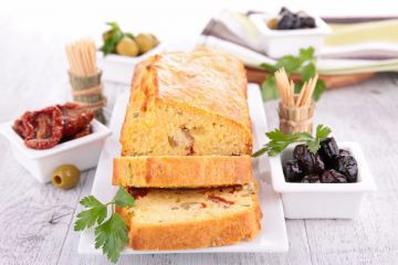 Cake italien aux pommes de terre et olives vertes