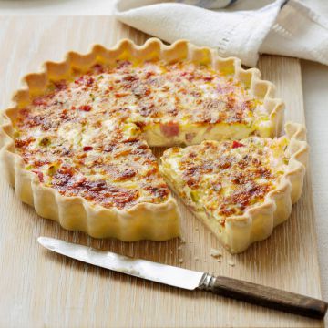 Quiche lorraine sans oeufs