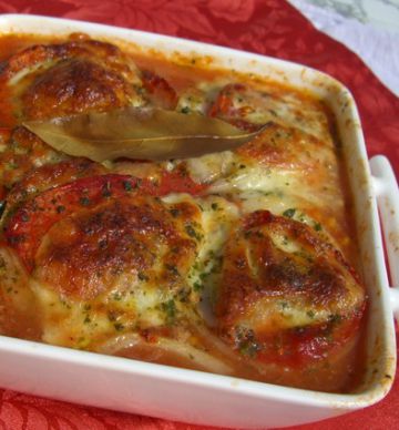 Légumes du soleil à la mozzarella