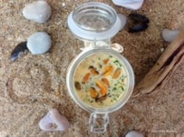 Moules à la crème d'ail