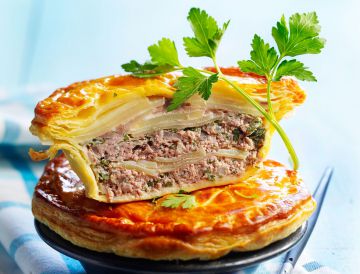 Tourtes de pommes de terre au porc