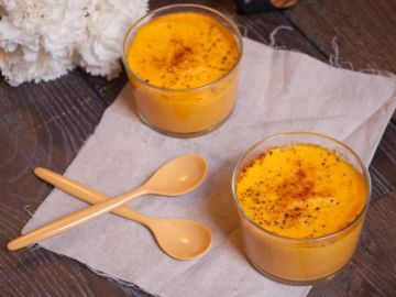 Flans carottes et parmesan