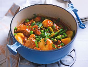 Ragoût d'agneau aux jeunes légumes