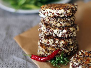Croquettes de quinoa et chou-fleur à la feta