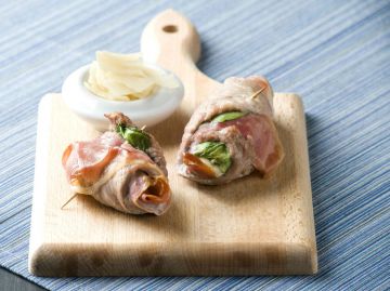 Saltimbocca au jambon et mozzarella