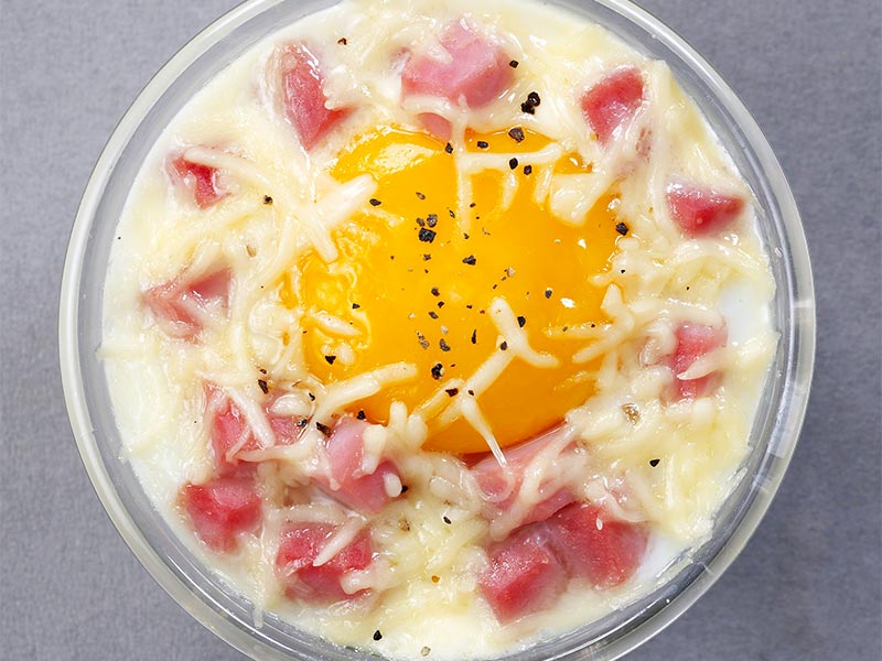 Oeufs cocotte en parmentier - Thermomix