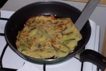 Crêpes aux courgettes