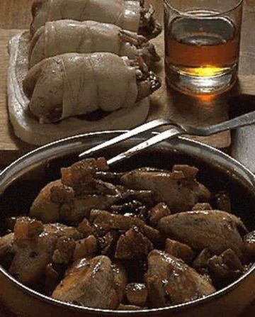 Cailles en fricassée