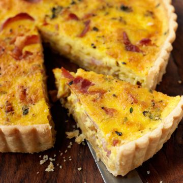 Quiche lorraine au jambon