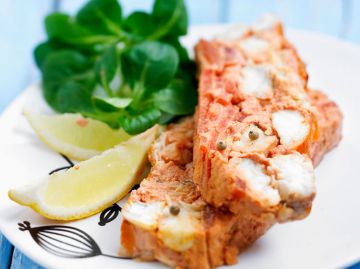 Terrine de lotte sauce fines herbes