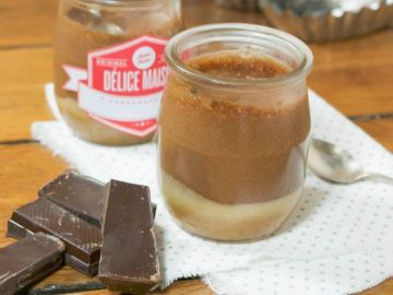 Mousse au chocolat et caramel au beurre salé