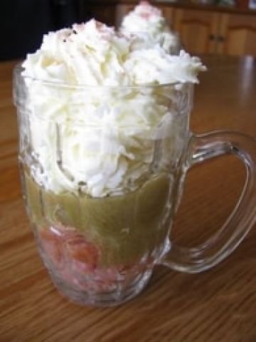Tiramisu à la rhubarbe