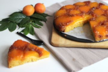 Gâteau renversé à l’abricot