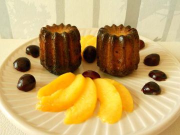 Cannelés aux nectarines