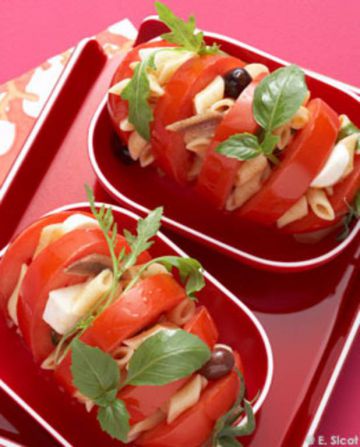 Pâtes tomates-mozza