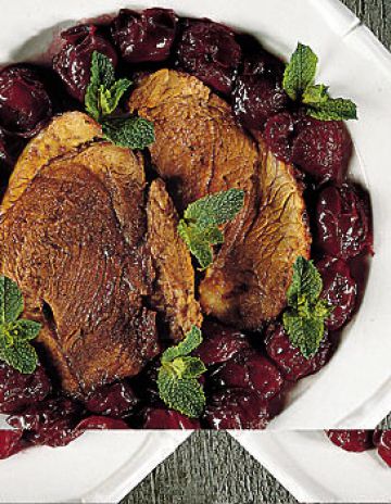 porc aux cerises