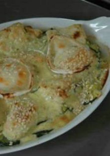 Cassolettes de courgettes et poulet au curry