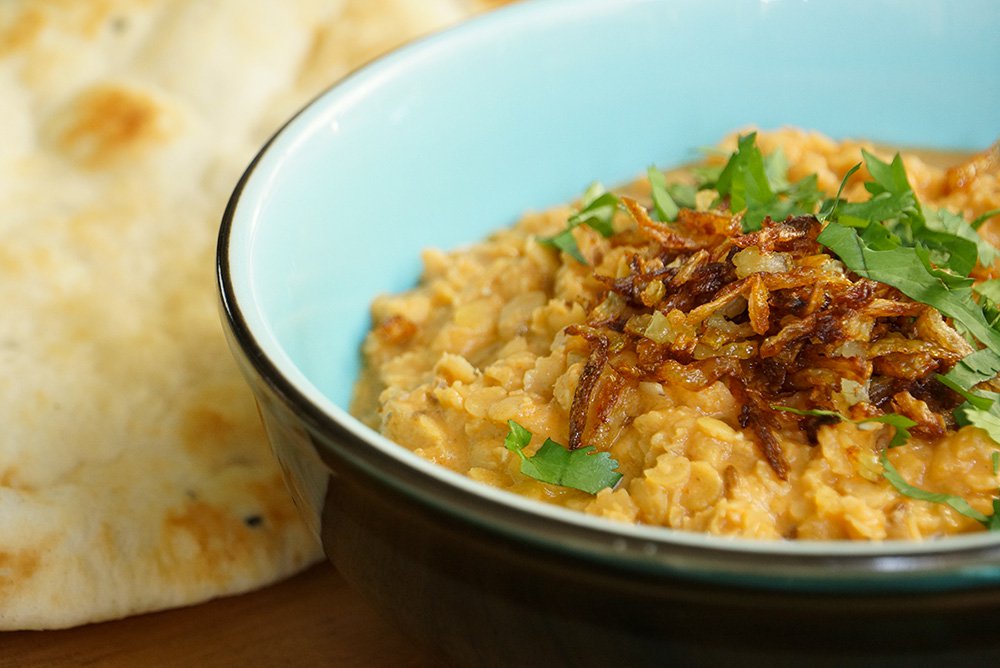 Curry indien aux lentilles (dhal curry végétarien)