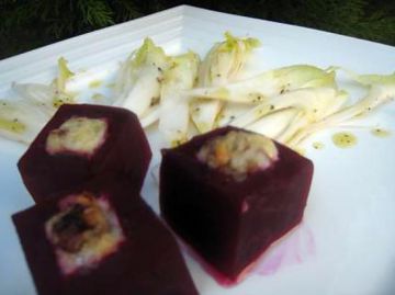Betteraves gratinées au roquefort