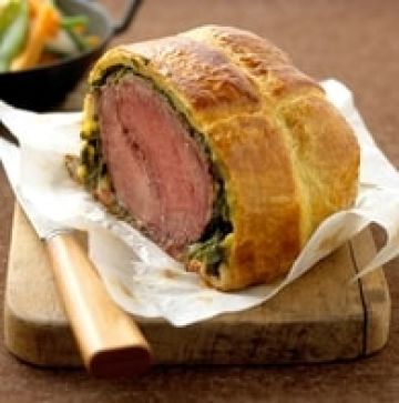Filet de bœuf en croûte aux herbes