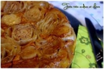 Tarte tatin endives et chèvre