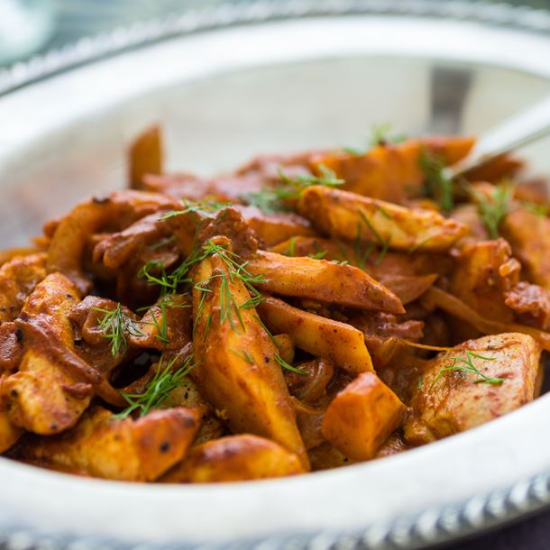 Curry de dinde et de panais