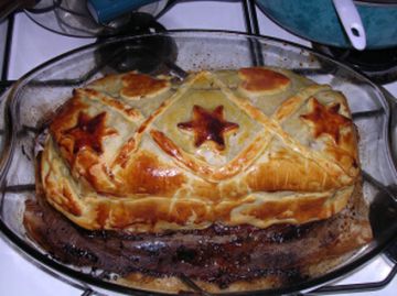 roti de boeuf en croùte champignon