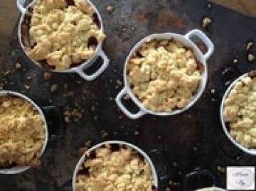 Crumbles pomme chocolat