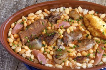 Cassoulet maison aux haricots blancs