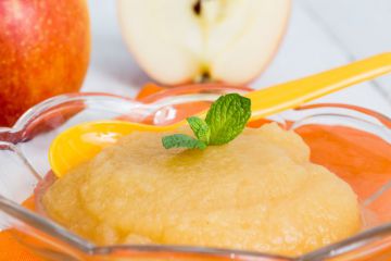 Compote de pommes-poires et oranges à la vanille