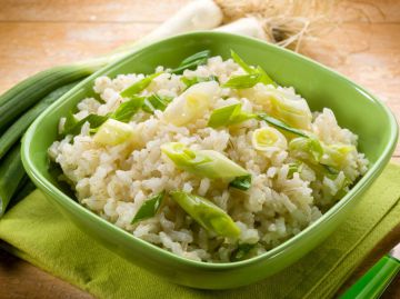 Risotto aux poireaux et haddock fait maison