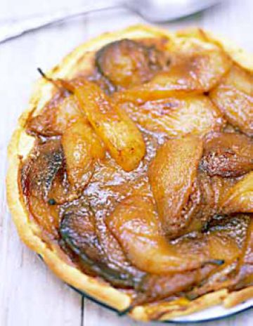 Tarte caramélisée aux poires