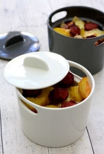 Gratin de pommes de terre façon raclette