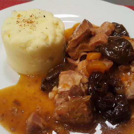 Sauté de dinde au pruneaux cookeo