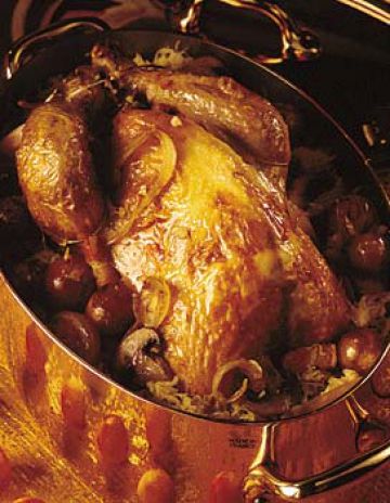 Pintade aux mirabelles