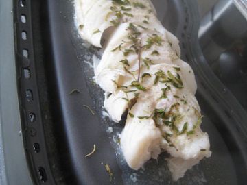 Filet de cabillaud à la vapeur