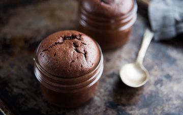 Fondant au chocolat coeur passion