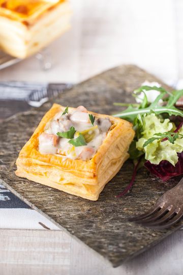 Blanquette de veau en feuilletés