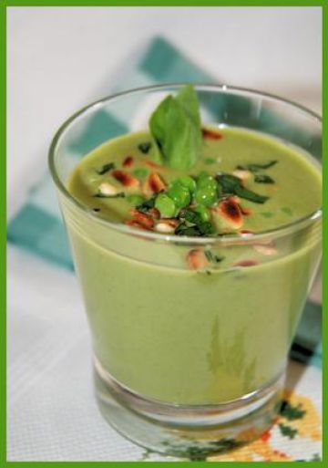 Velouté de petits pois (2h repos)